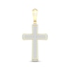 Thumbnail Image 1 of Men's Diamond Cross Charm 2 ct tw 10K Yellow Gold