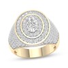 Thumbnail Image 1 of KAY Lab-Grown Diamonds Men's Oval-Cut Ring 2-3/4 ct tw 10K Yellow Gold