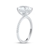 Thumbnail Image 2 of Now + Forever Lab-Grown Diamonds Oval-Cut Engagement Ring 4-1/4 ct tw 14K White Gold