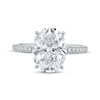 Thumbnail Image 3 of Now + Forever Lab-Grown Diamonds Oval-Cut Engagement Ring 4-1/4 ct tw 14K White Gold