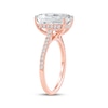 Thumbnail Image 2 of Now + Forever Lab-Grown Diamonds Emerald-Cut Engagement Ring 4-1/3 ct tw 14K Rose Gold