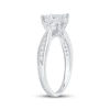 Thumbnail Image 2 of Now + Forever Now + Forever Princess-Cut Quad Diamond Engagement Ring 1 ct tw 14K White Gold