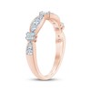 Thumbnail Image 2 of Now + Forever Baguette & Round-Cut Diamond Anniversary Ring 3/8 ct tw 10K Rose Gold