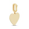 Thumbnail Image 3 of Charmed Memories Starburst Heart Charm 10K Yellow Gold