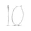 Thumbnail Image 1 of Hoop Earrings 14K White Gold 25mm