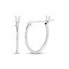 Thumbnail Image 1 of Hoop Earrings 14K White Gold 14mm