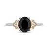 Thumbnail Image 4 of Disney Treasures The Lion King Oval-Cut Black Onyx & Diamond Accent Ring Sterling Silver & 10K Yellow Gold