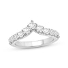 Thumbnail Image 1 of Lab-Grown Diamond Chevron Anniversary Ring 1 ct tw 10K White Gold