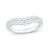 Thumbnail Image 1 of Now + Forever Diamond Three-Row Contour Anniversary Ring 1 ct tw 14K White Gold