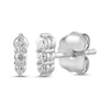 Thumbnail Image 3 of Lab-Grown Diamond Hoop & Stud Earrings Gift Set 3/4 ct tw Sterling Silver