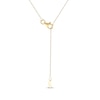 Thumbnail Image 4 of Toi et Moi Lab-Grown Diamond Round & Marquise-Cut Necklace 1/2 ct tw 14K Yellow Gold 18"