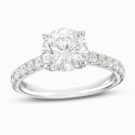 THE LEO Legacy Lab-Grown Diamond Engagement Ring 2-3/8 ct tw 14K White Gold