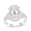 Thumbnail Image 1 of Now + Forever Lab-Grown Diamonds Oval-Cut Engagement Ring 5-1/2 ct tw 14K White Gold