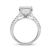 Thumbnail Image 2 of Now + Forever Lab-Grown Diamonds Emerald-Cut Engagement Ring 5-1/2 ct tw 14K White Gold