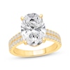 Thumbnail Image 1 of Now + Forever Lab-Grown Diamonds Oval-Cut Engagement Ring 4-1/2 ct tw 14K Yellow Gold