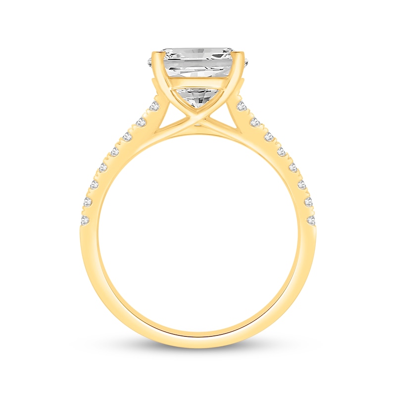Main Image 3 of Now + Forever Lab-Grown Diamonds Oval-Cut Engagement Ring 4-1/2 ct tw 14K Yellow Gold