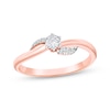 Thumbnail Image 1 of KAY Lab-Grown Diamond Swirl Promise Ring 1/5 ct tw 10K Rose Gold