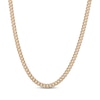 Thumbnail Image 1 of 5.3mm Reversible Miami Cuban Curb Chain Necklace Solid 10K Yellow Gold 20"