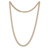 Thumbnail Image 2 of 5.3mm Reversible Miami Cuban Curb Chain Necklace Solid 10K Yellow Gold 20"