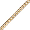 Thumbnail Image 3 of 5.3mm Reversible Miami Cuban Curb Chain Necklace Solid 10K Yellow Gold 20"