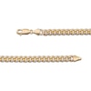 Thumbnail Image 4 of 5.3mm Reversible Miami Cuban Curb Chain Necklace Solid 10K Yellow Gold 20"