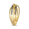Thumbnail Image 2 of Le Vian Desert Diamonds Crossover Ring 1/3 ct tw 14K Honey Gold
