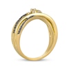 Thumbnail Image 3 of Le Vian Desert Diamonds Crossover Ring 1/3 ct tw 14K Honey Gold