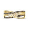 Thumbnail Image 4 of Le Vian Desert Diamonds Crossover Ring 1/3 ct tw 14K Honey Gold