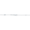 Thumbnail Image 4 of Monique Lhuillier Bliss Lab-Grown Diamond Cluster Necklace 2-1/2 ct tw Platinum-Plated Sterling Silver 17"