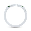 Thumbnail Image 3 of Monique Lhuillier Bliss White & Green Lab-Grown Diamond Anniversary Ring 1/4 ct tw 18K White Gold