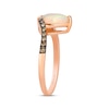 Thumbnail Image 2 of Le Vian Pear-Shaped Opal Ring 1/6 ct tw Diamonds 14K Strawberry Gold