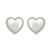 Thumbnail Image 1 of KAY Lab-Grown Diamonds Heart Studs 1/20 ct tw Sterling Silver