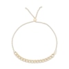 Thumbnail Image 1 of Curb Chain Bolo Bracelet Hollow 10K Yellow Gold 9.25"