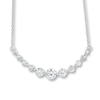 Thumbnail Image 1 of THE LEO Diamond Necklace 1 ct tw Round-cut 14K White Gold 19&quot;