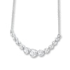 Thumbnail Image 3 of THE LEO Diamond Necklace 1 ct tw Round-cut 14K White Gold 19&quot;