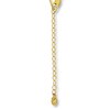 Thumbnail Image 3 of Open Hearts Necklace 1/4 ct tw Diamonds 10K Yellow Gold 18&quot;