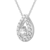 Thumbnail Image 3 of THE LEO Diamond Necklace 1/2 ct tw Round-cut 14K White Gold 19&quot;