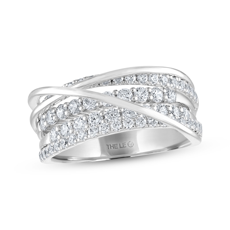Main Image 1 of THE LEO Diamond Ring 1 ct tw Round-cut 14K White Gold
