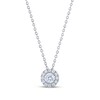 THE LEO Diamond Necklace 1/2 ct tw Round-cut 14K White Gold 19"