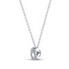 THE LEO Diamond Necklace 1/2 ct tw Round-cut 14K White Gold 19"
