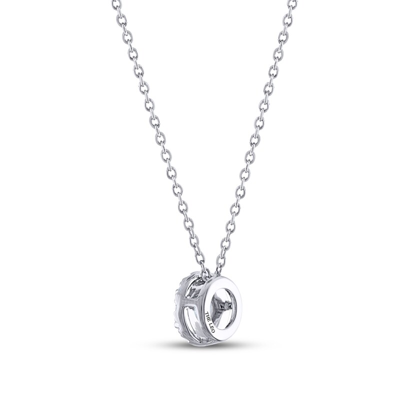 THE LEO Diamond Necklace 1/2 ct tw Round-cut 14K White Gold 19"
