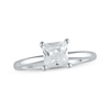 Thumbnail Image 1 of Now + Forever Lab-Grown Diamonds Princess-Cut Solitaire Engagement Ring 1-1/4 ct tw 14K White Gold (I/SI2)