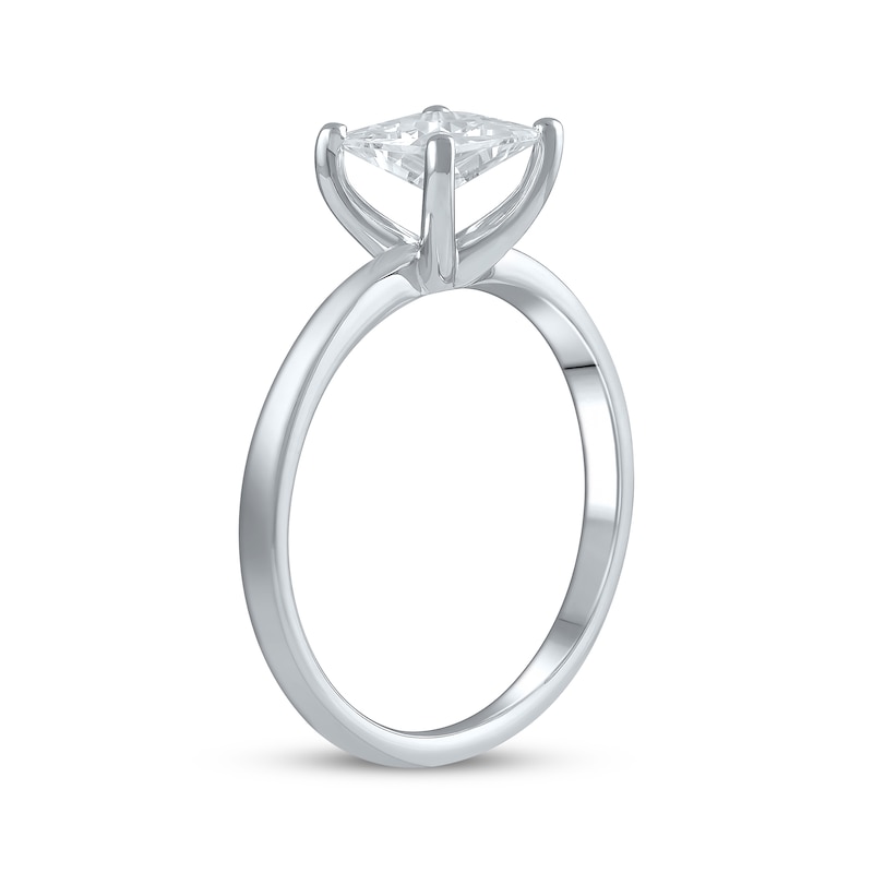 Main Image 2 of Now + Forever Lab-Grown Diamonds Princess-Cut Solitaire Engagement Ring 1-1/4 ct tw 14K White Gold (I/SI2)