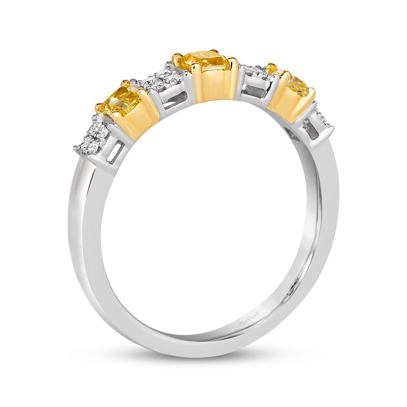 Le Vian Sunny Yellow Diamond Ring 5/8 ct tw 14K Two-Tone Gold | Kay