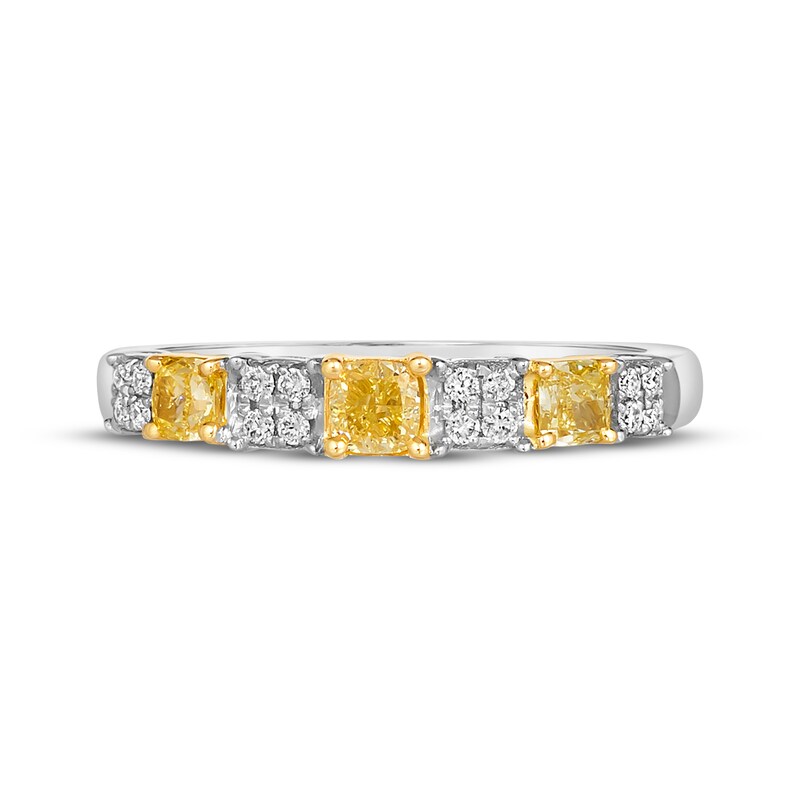 Le Vian Sunny Yellow Diamond Ring 5/8 ct tw 14K Two-Tone Gold