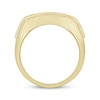 Thumbnail Image 3 of Men’s Round-Cut Diamond Wedding Band 1/2 ct tw 10K Yellow Gold