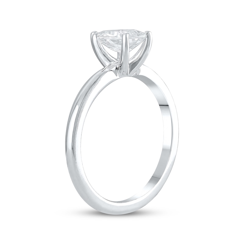 Lab-Created Diamonds by KAY Pear-Shaped Solitaire Ring 1 ct tw 14K White Gold
