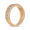 Thumbnail Image 2 of Neil Lane Premiere Diamond Marquise & Round-Cut Three-Row Anniversary Band 7/8 ct tw 14K Yellow Gold