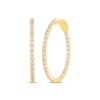 Thumbnail Image 1 of Diamond Inside-Out Hoop Earrings 1 ct tw 10K Yellow Gold