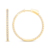 Thumbnail Image 3 of Diamond Inside-Out Hoop Earrings 1 ct tw 10K Yellow Gold